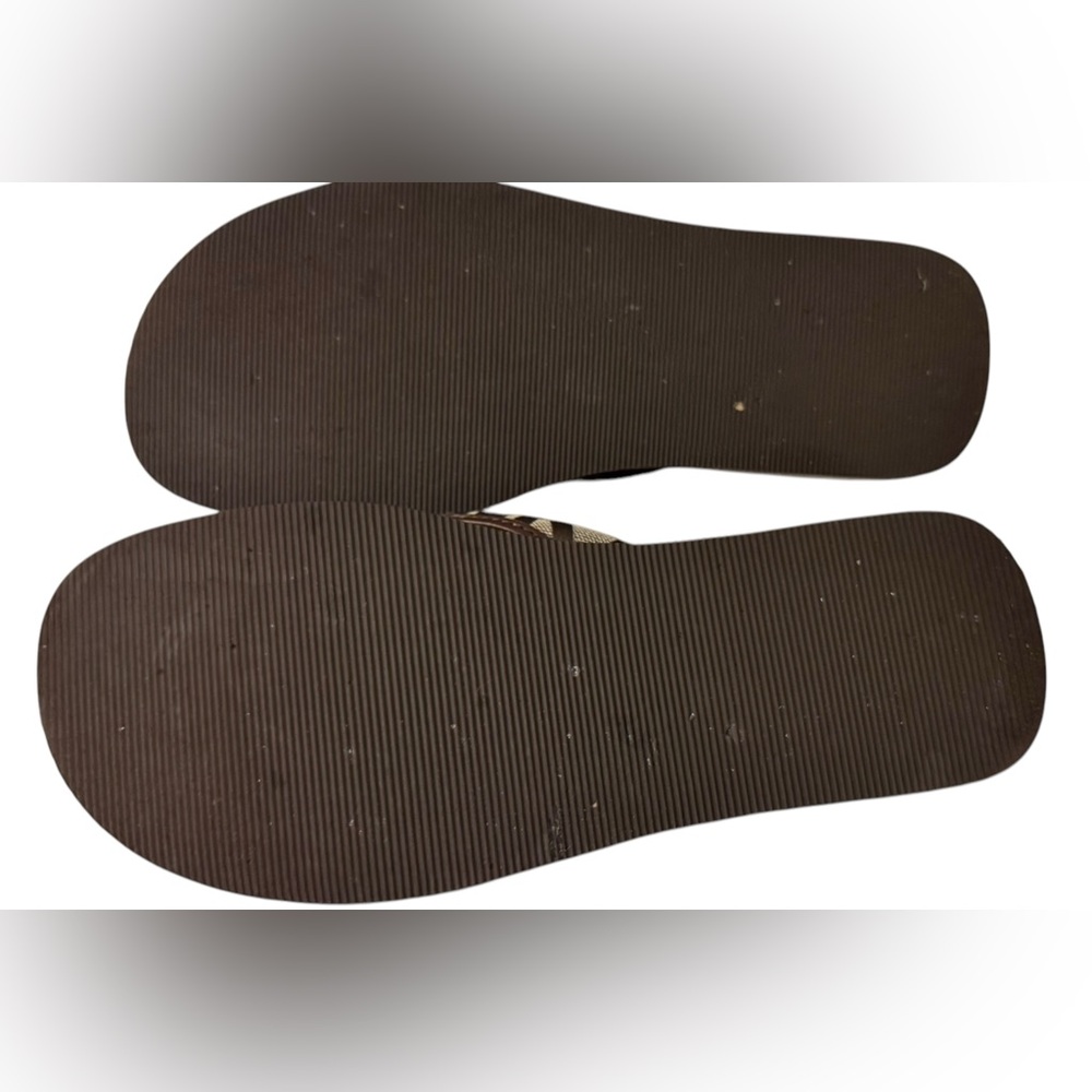 Michael Kors Brown Flip Flops Sandals - Picture 4 of 5